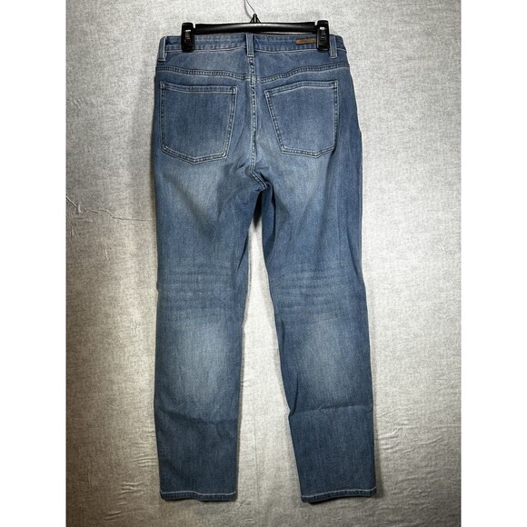 Soft Surroundings Jeans Women’s size 8 Blue Medium Wash Mid Rise Straight - Picture 6 of 8